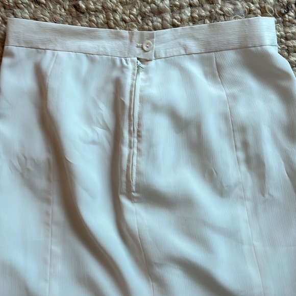 Vintage off white slip skirt - Picture 4 of 4